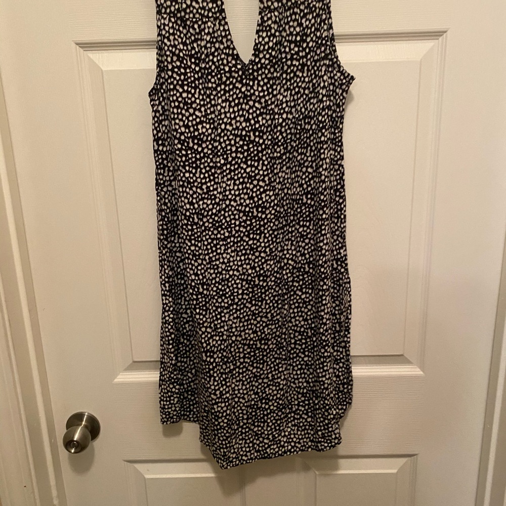 Dress, Old Navy, Sleeveless,Black & White print, Casual, Beach, Small